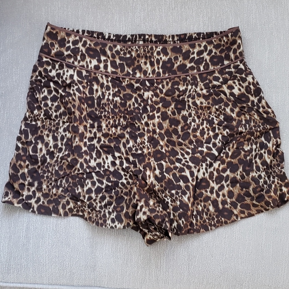 Leopard Print Shorts